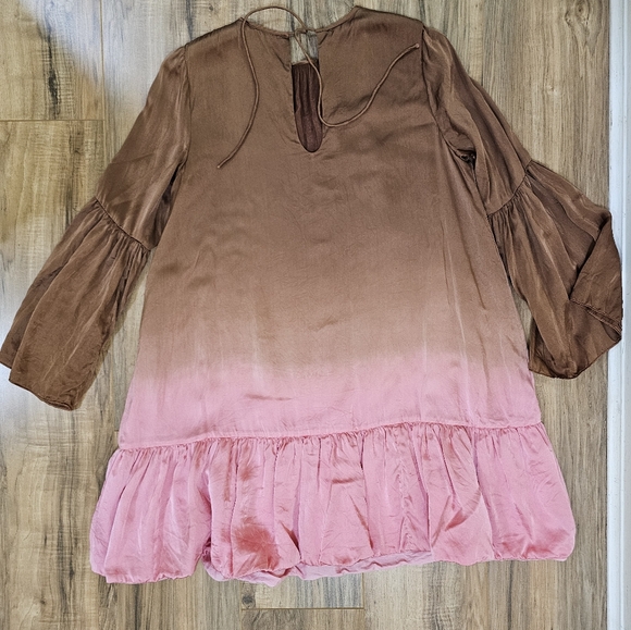 Cynthia Rowley Siena Ombre Swing Silk Dress - Picture 6 of 11